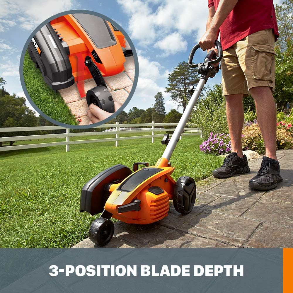 WORX Electric Lawn Edger, 12 Amp 7.5" Trencher for Lawn Landscaping, WG896 - Image 4