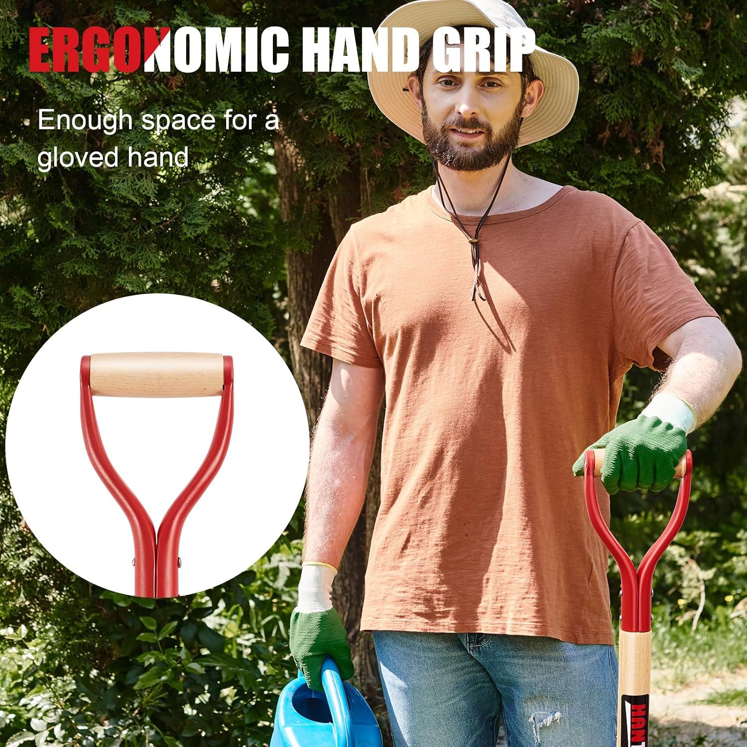 Drain Spade Sharp Shooter Shovel,44 inches for Digging Transplanting - Image 6